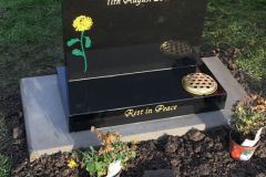 Churchyard gravestone — Rest in Peace