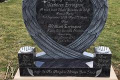Granite headstone — Beloved Daughter Catherine Errington