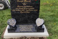 Granite headstone — Joseph Freod memorial