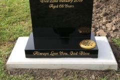 Granite headstone — Rest In Peace, Always Love You