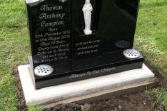 Churchyard gravestone — Thomas Ramsey Champion memorial